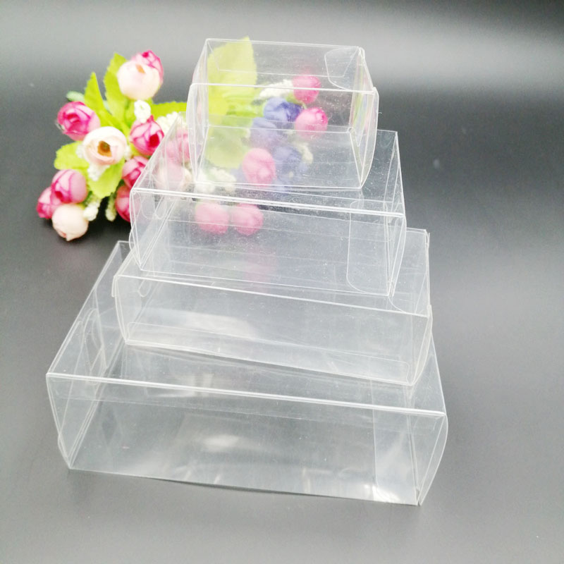 Event Party Box - 50 шт., прямоугольные прозрачные пластиковые коробки
