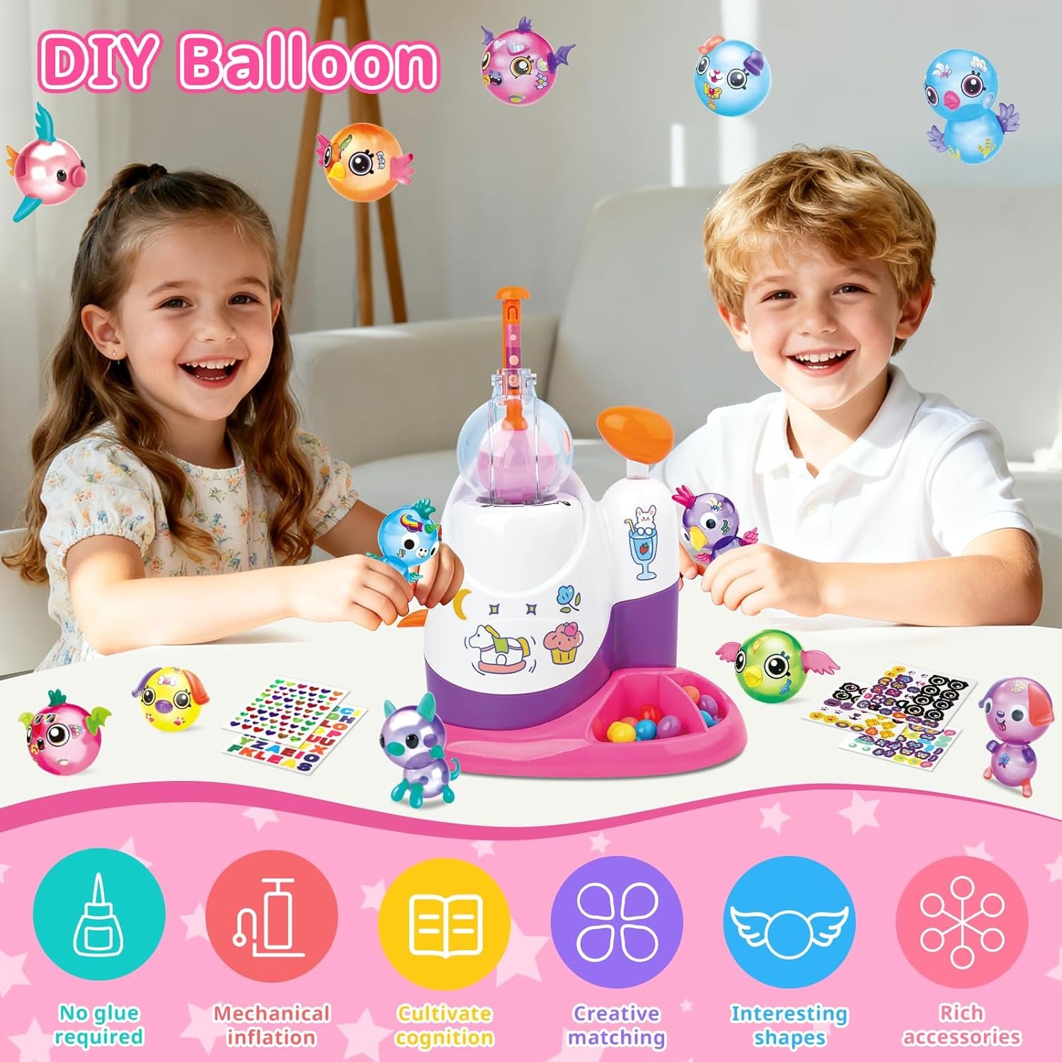 Balloon Pump Hand - Набор для создания фигур из воздушных