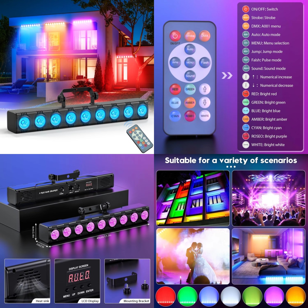Event Party Dj - Светодиодный RGB-прожектор 36 Вт для внутреннего