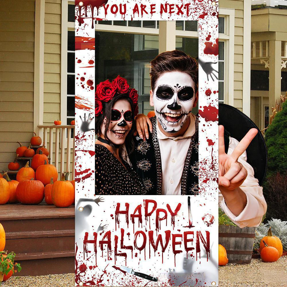 Photo Booth Frame - Фон для фотосъемки Runto Happy Halloween,