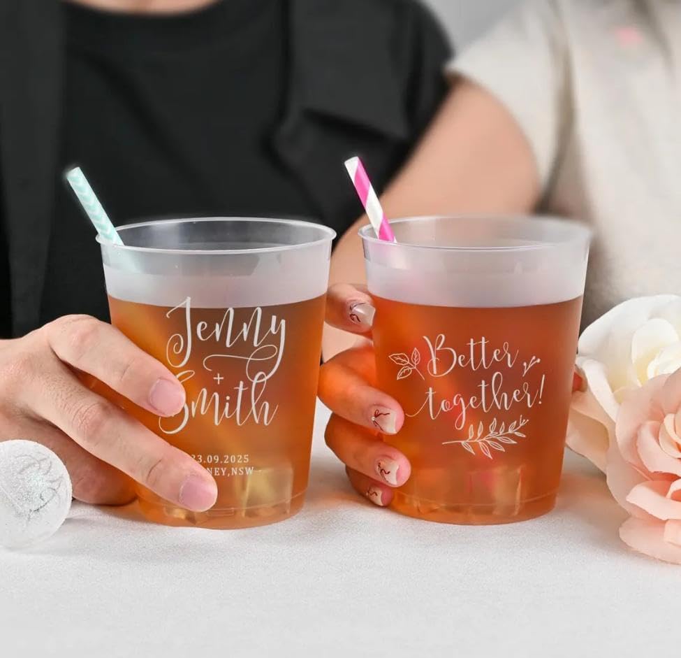 Plastic Cup 50Pcs - Персонализированные стаканы для вечеринки в честь