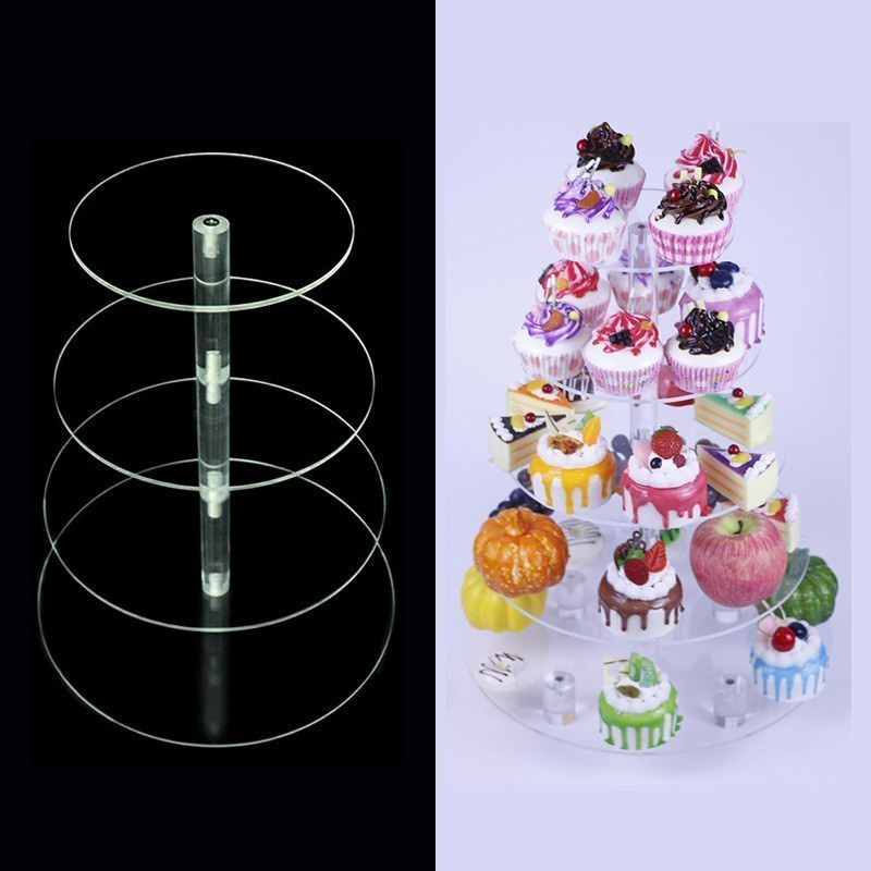 1 шт. 3/4/5 ярусная акриловая  – обзор и цена Cupcake Stand Tier