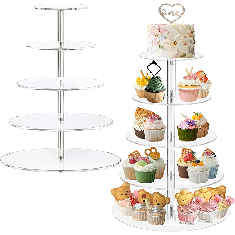 1 шт. 3/4/5 ярусная акриловая  – обзор и цена Cupcake Stand Tier