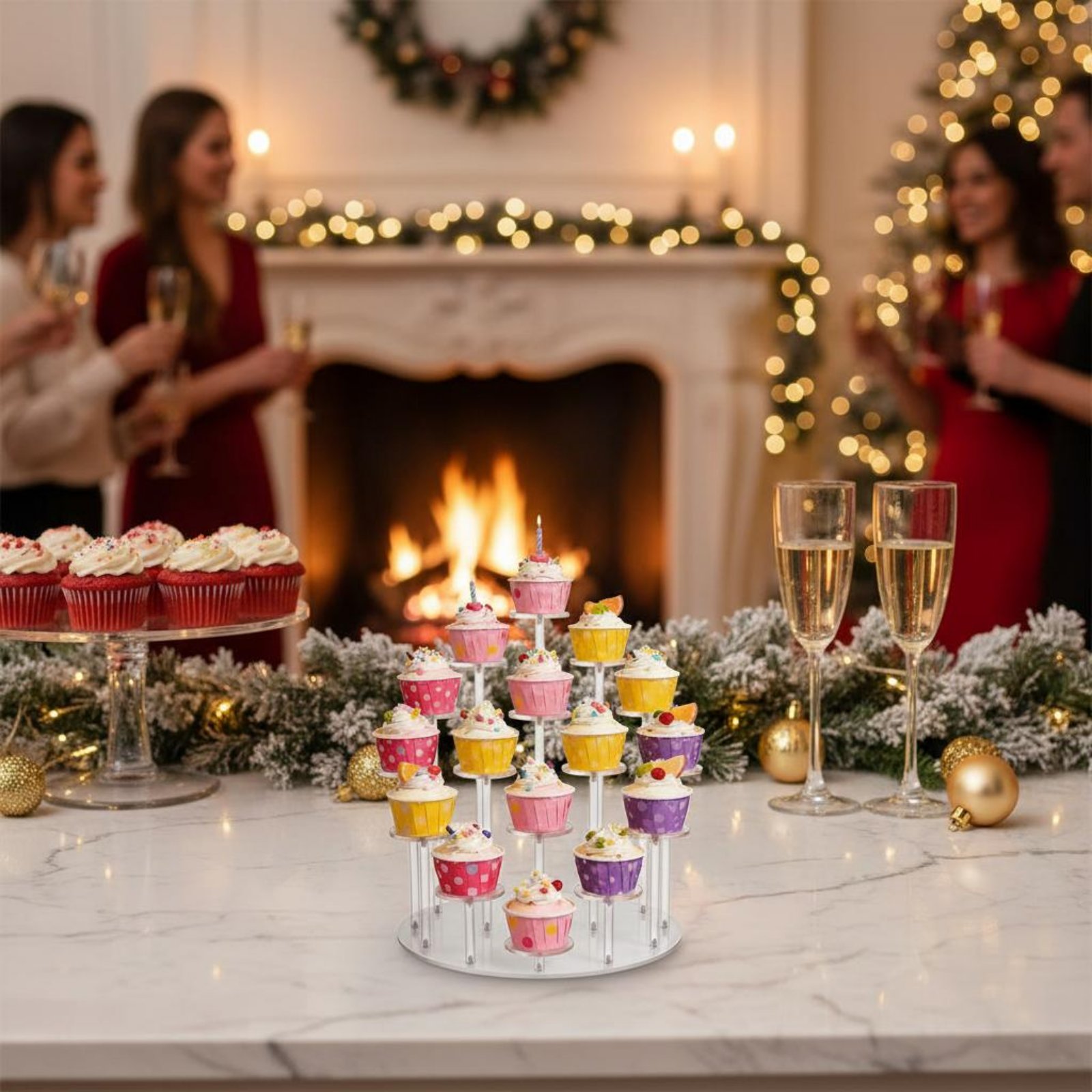 Акриловая подставка для кексов – обзор и цена Cupcake Stand Tier