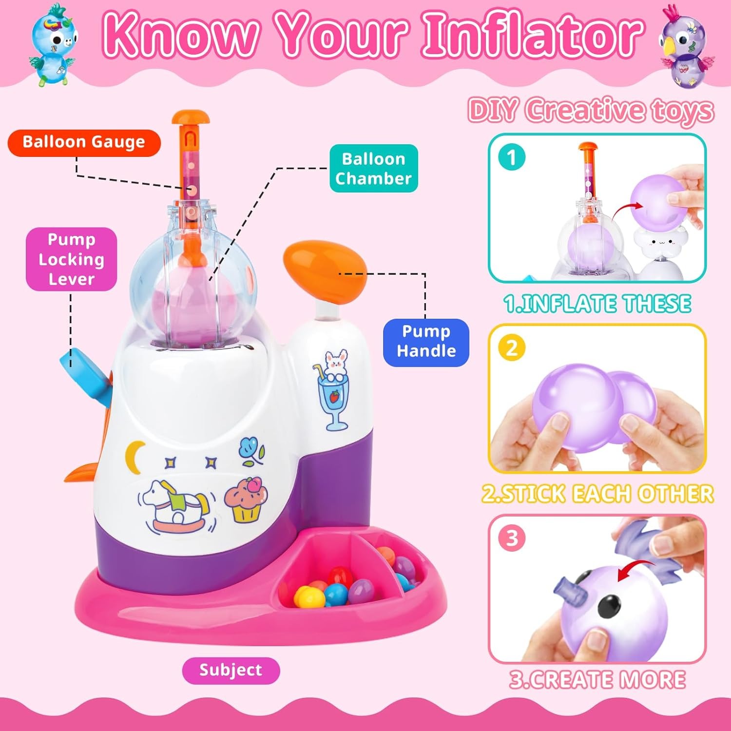 Набор для создания фигур из во – обзор и цена Balloon Pump Hand