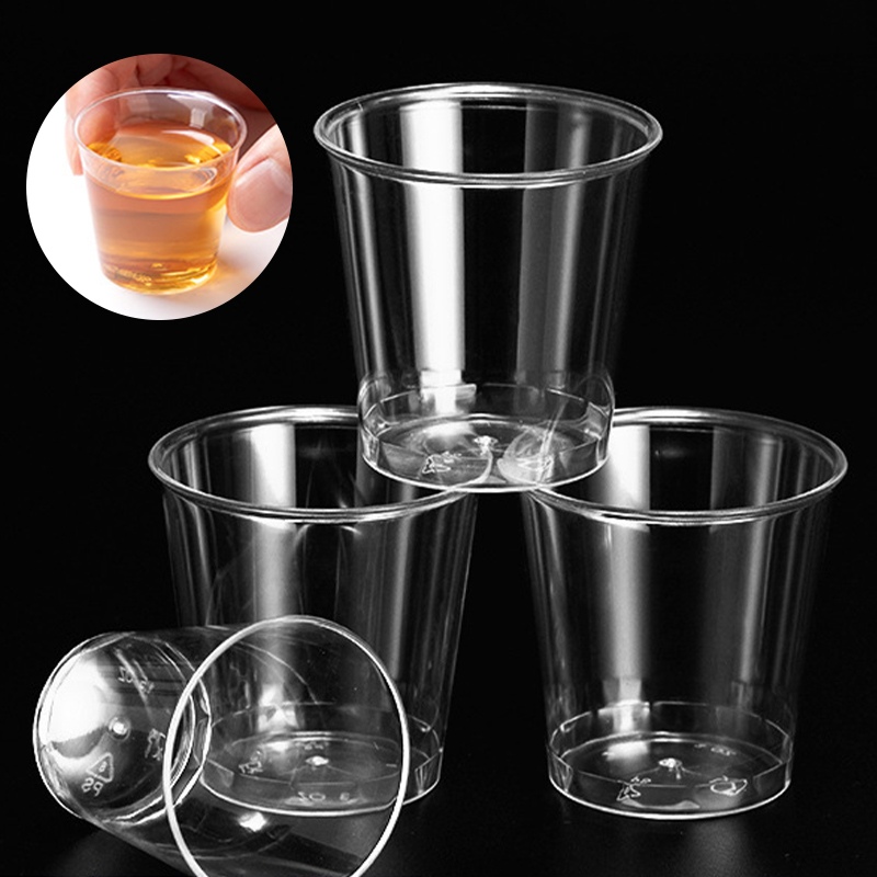 50 шт. миниатюрных прозрачных  – обзор и цена Plastic Cup 50Pcs