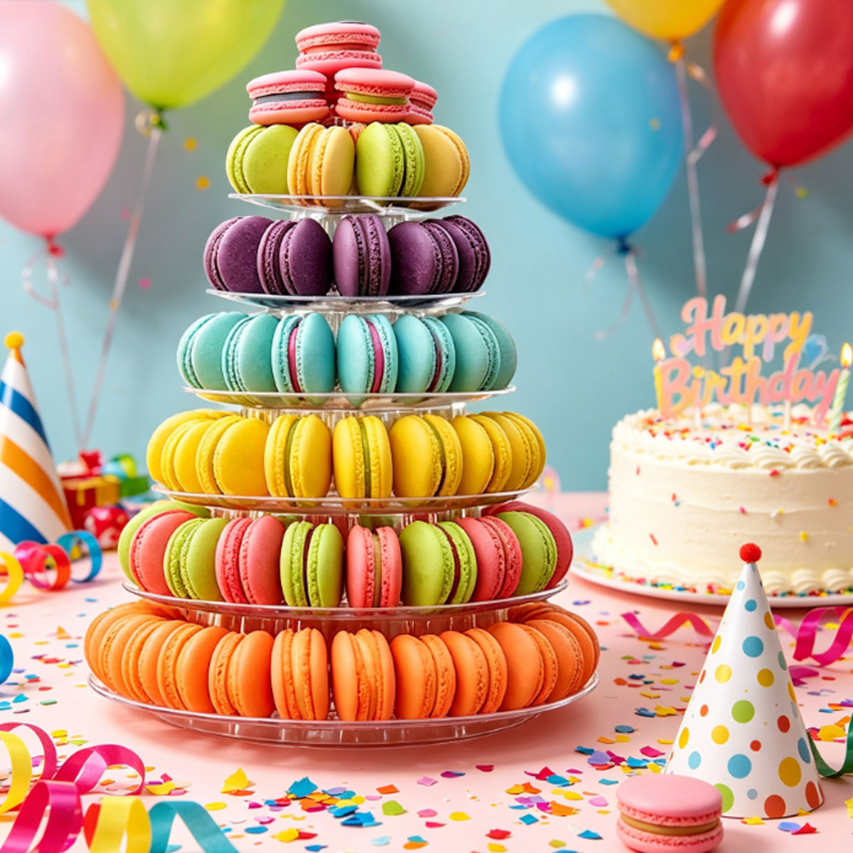 1 шт. 6-ярусная круглая пласти – обзор и цена Cupcake Stand Tier