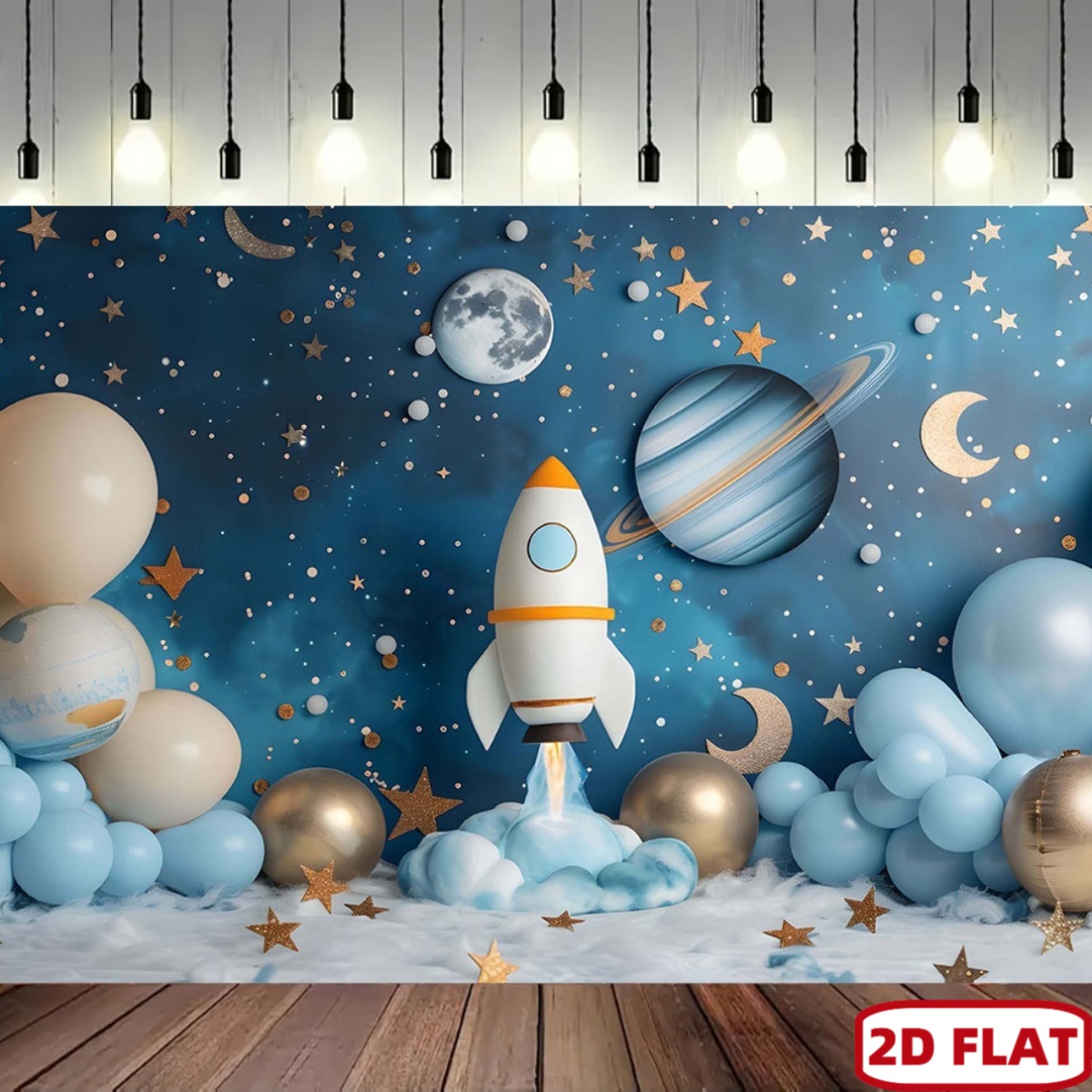 2D плоский 1 шт. космический т – обзор и цена Event Launch Party