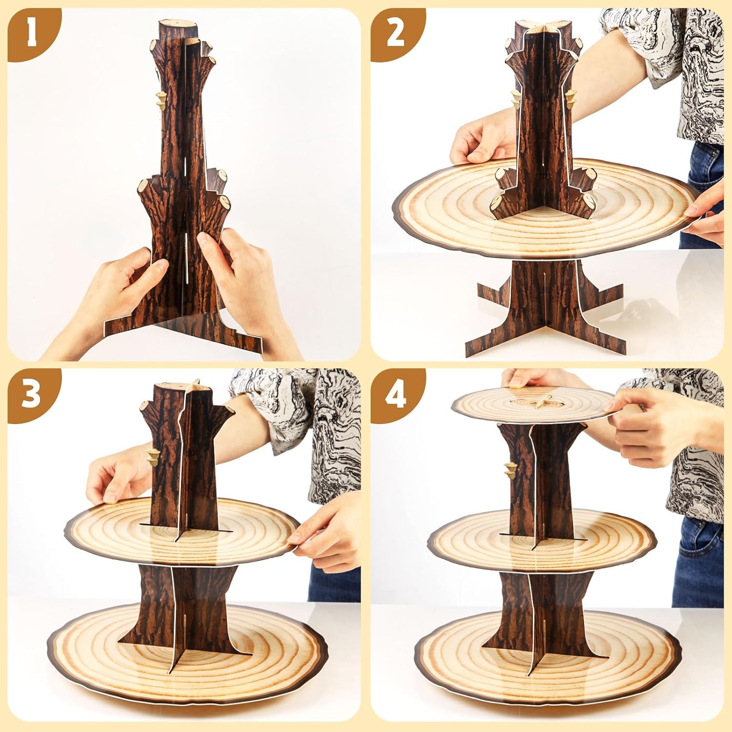 Деревянная подставка для кексо – обзор и цена Cupcake Stand Tier